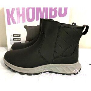 NEW Khombu Women's Dusk All-Weather Memory Foam Ankle Boot